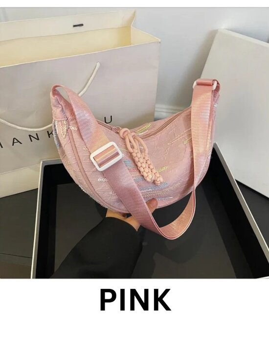 Handbags - Small Nylon Crossbody Bag